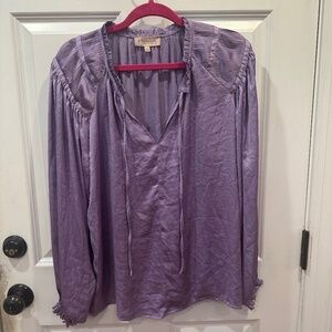 Philsospyhy Lavender Blouse - Size L